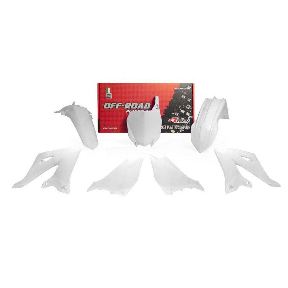 Plastic Kit 5 Pcs Yamaha Yz125/250 22-..white - Grafite Offroad