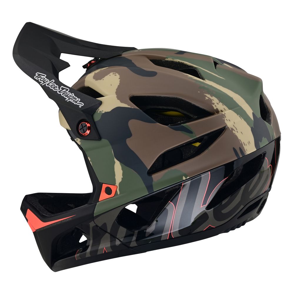Bike Helmet STAGE in polyacrylate for maximum protection in case of impact Troy Lee Designs