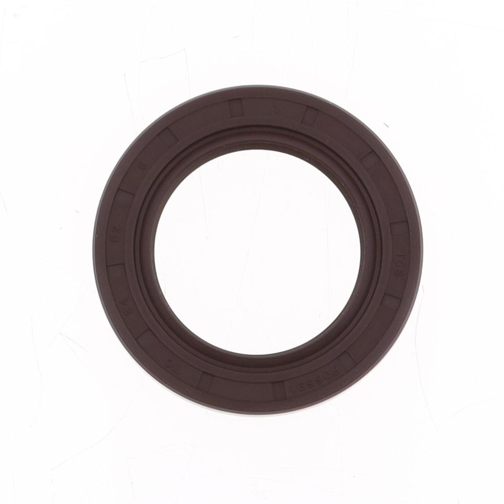 Oil Seal with Rubber Exterior 34x52x8 mm in FKM with one Seal-lip, one Dust Lip and Spring - Grafite Offroad