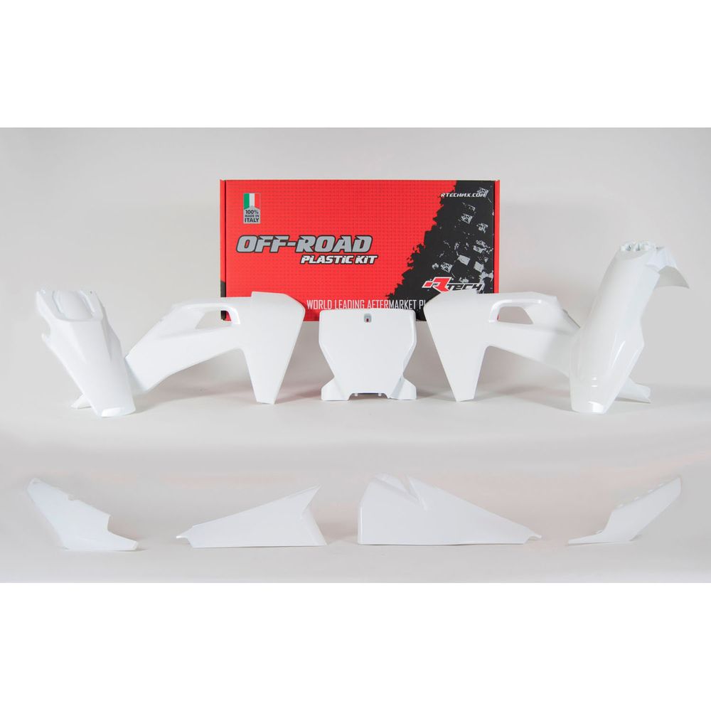 Plastics Kit 6 Pcs White Replica Husqvarna - Grafite Offroad