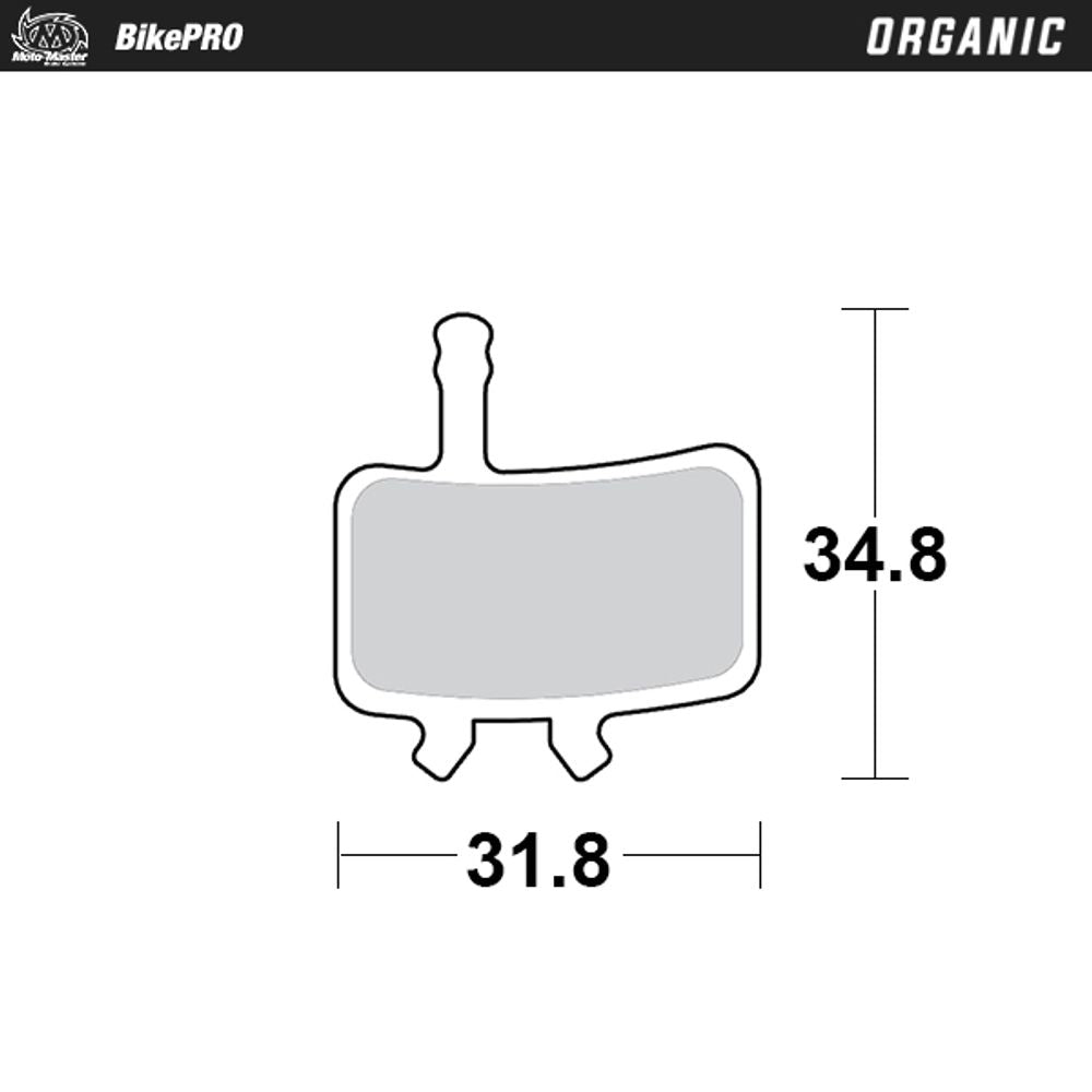 Brake Pad Bicycle Organic - Avid Bb7, Juicy - Grafite Offroad