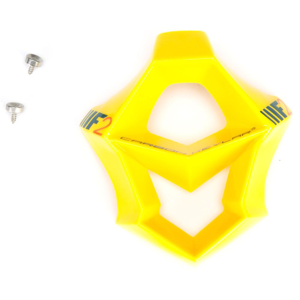Fly Chin guard Helmet F2 Animal Orange/White/Teal - Grafite Offroad