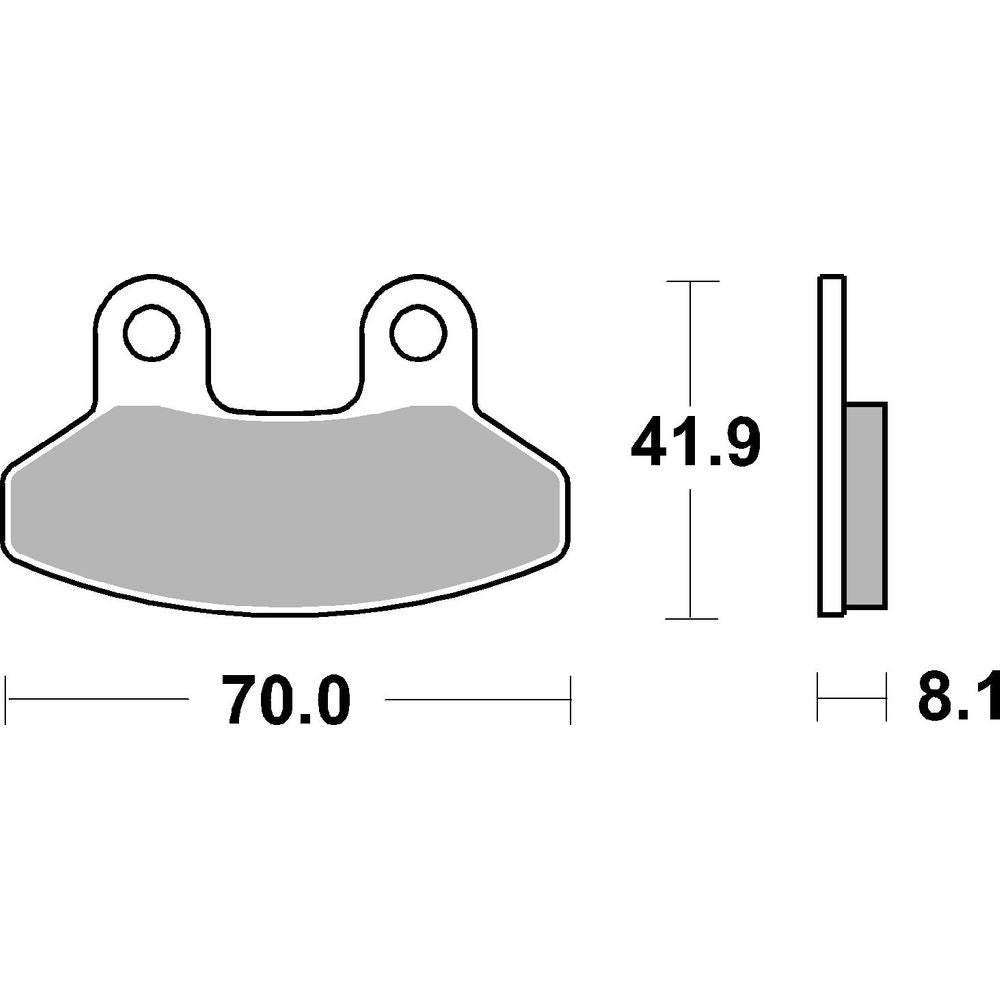 Scooter Brake Pads | Organic Standard | Front - Ecer90