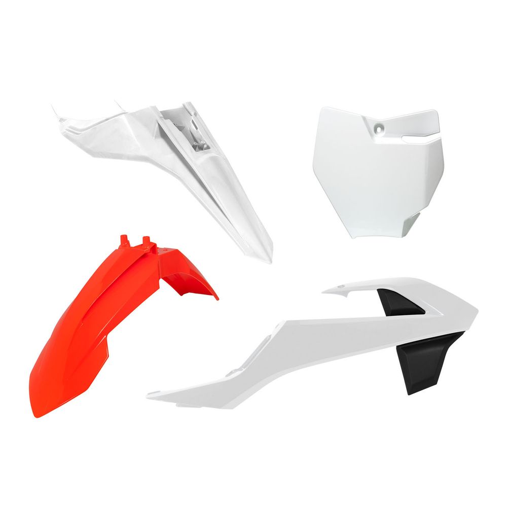 Plastics Kit 4 Pcs K Orange-white-black Replica Ktm - Grafite Offroad