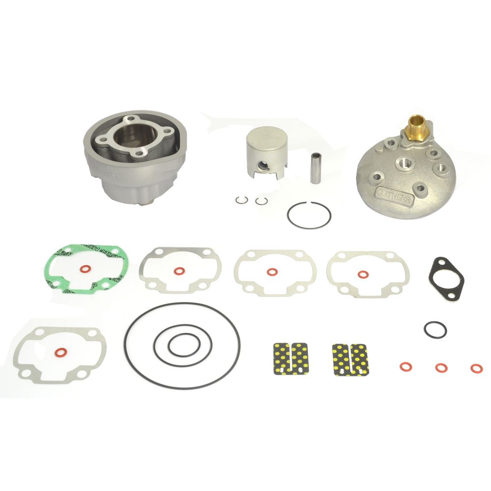 Big Bore Cylinder Kit With Head Ø 47,6 mm, 70 cc, Pin Ø 12 mm, Flat Head Piston - Grafite Offroad