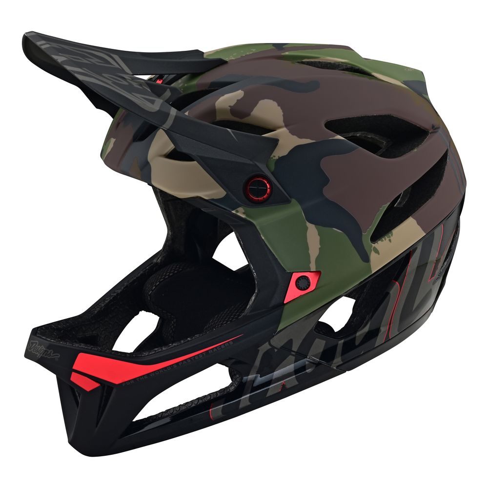 Bike Helmet STAGE in polyacrylate for maximum protection in case of impact Troy Lee Designs