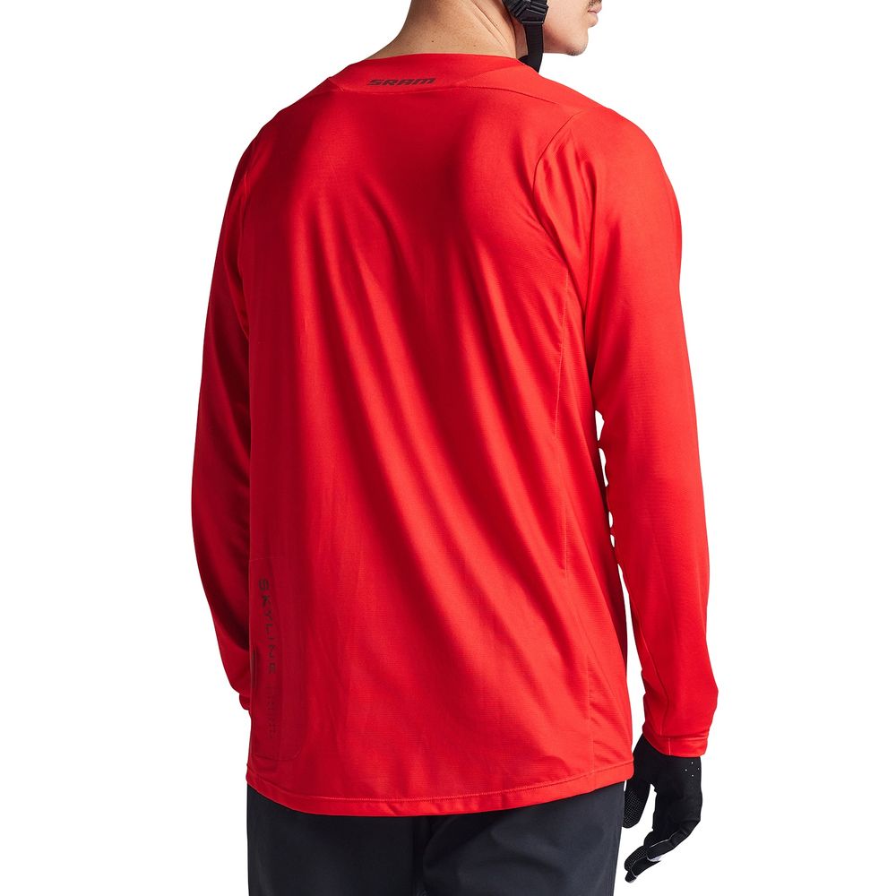 SKYLINE LS JERSEY; SRAM EAGLE ONE FIERY RED 2X