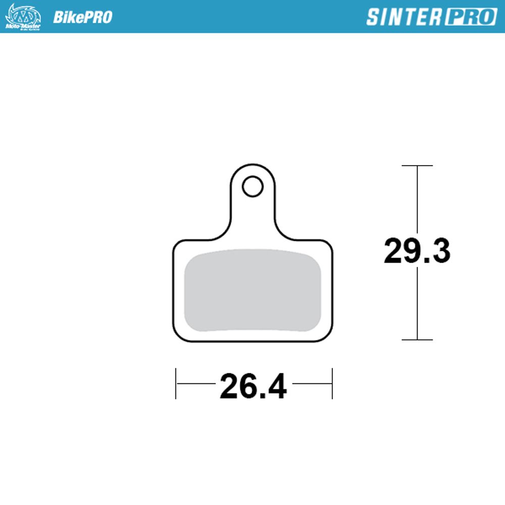 Brake Pads Bicycle Sinter Pro: Shimano K Type - Grafite Offroad