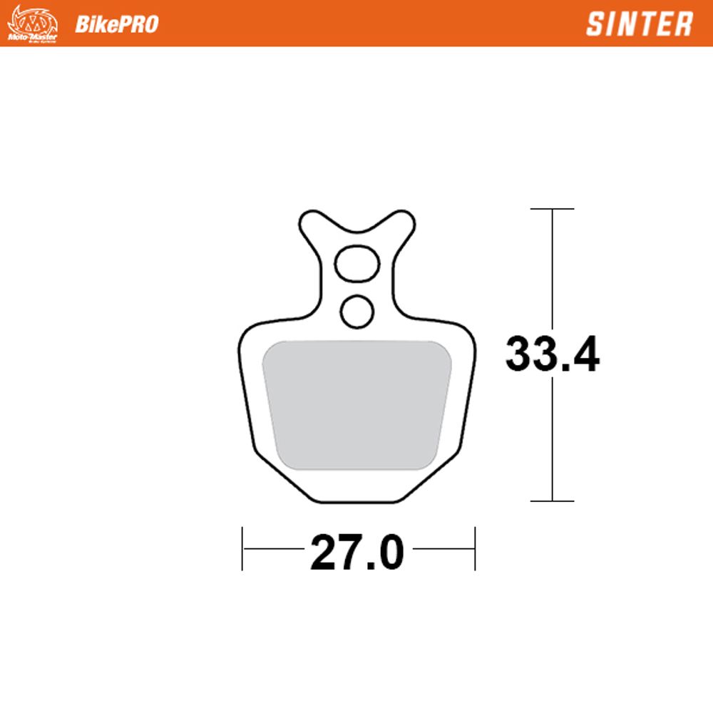 Brake Pads Bicycle Sinter: Formula Oro - Grafite Offroad