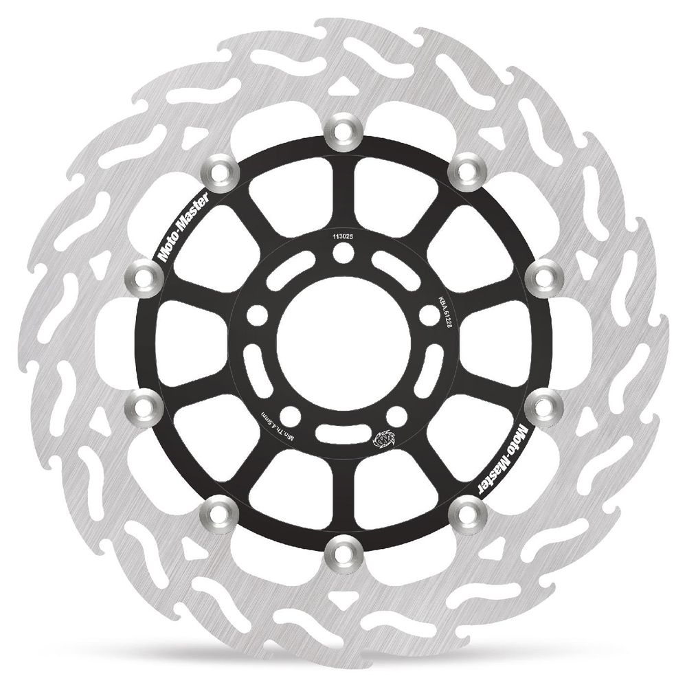 Brake Disc Road Flame - Floating - Front Right - Suzuki: Gsx-r 750-1100 - Grafite Offroad