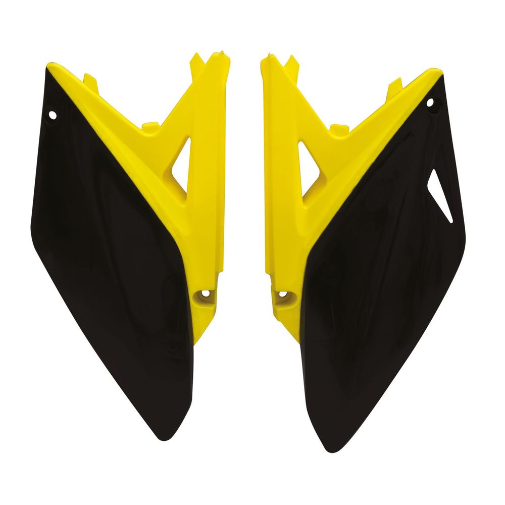 Side Panels Black-yellow Replica Suzuki - Grafite Offroad