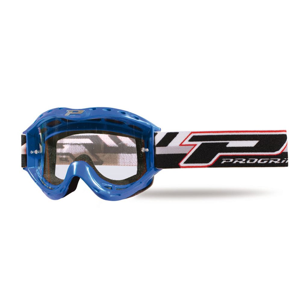 Progrip Kids Goggle 3101 - Transparent Lens - Blue - Grafite Offroad