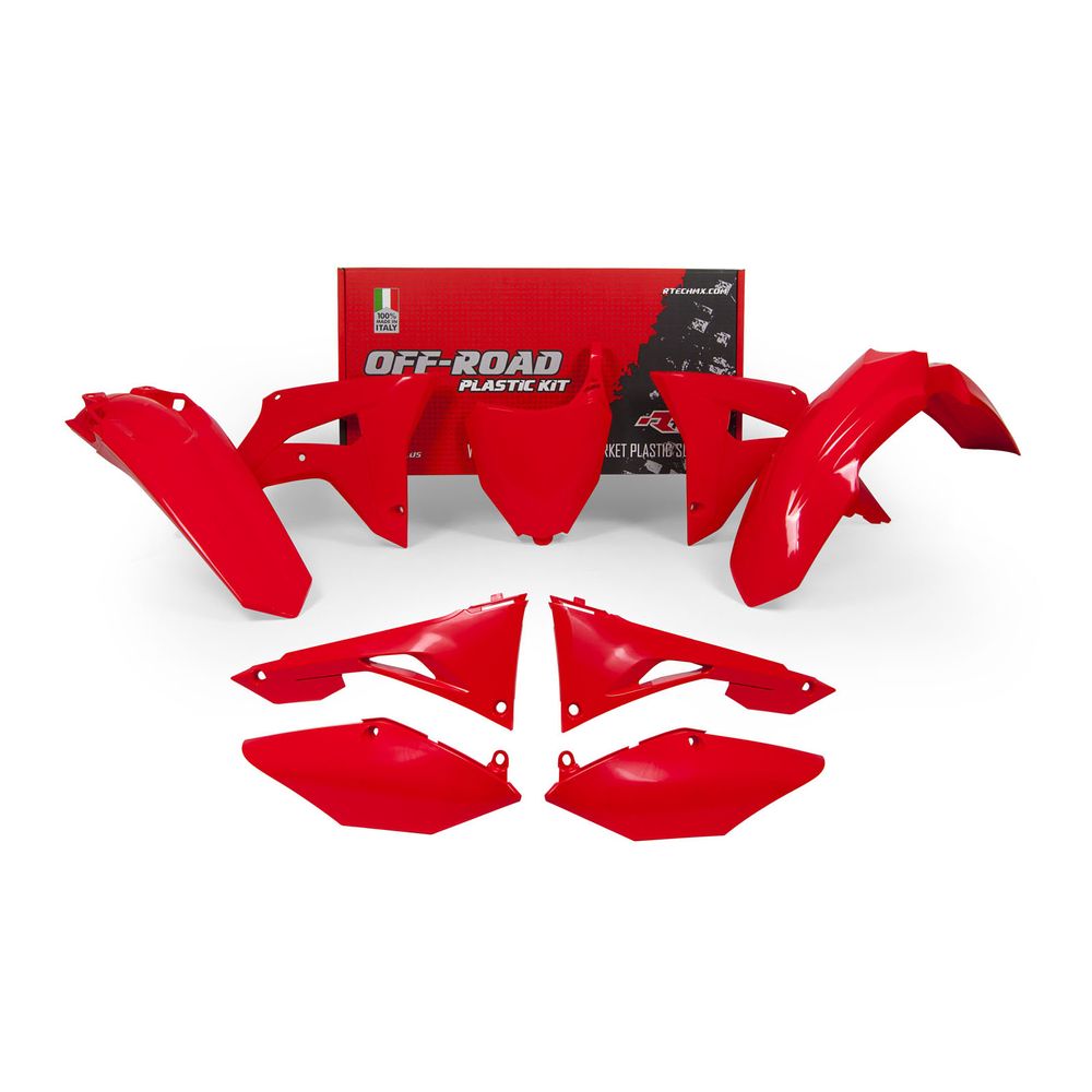 Plastics Kit 6 Pcs W/airbox Covers Crf Red Replica Honda - Grafite Offroad