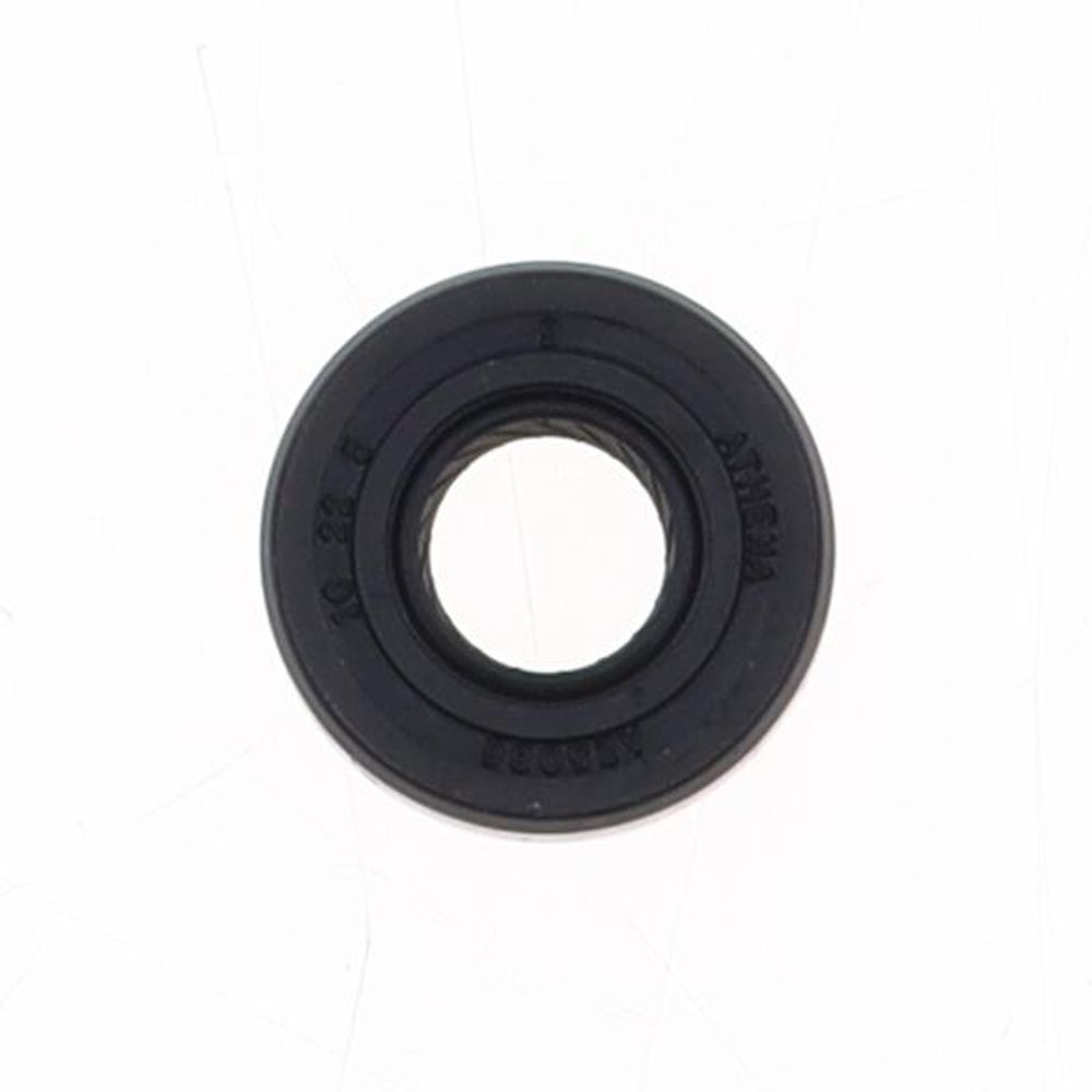Oil Seal with Rubber Exterior 10x22x5 mm in NBR with one Seal-lip, one Dust Lip and Spring - Grafite Offroad
