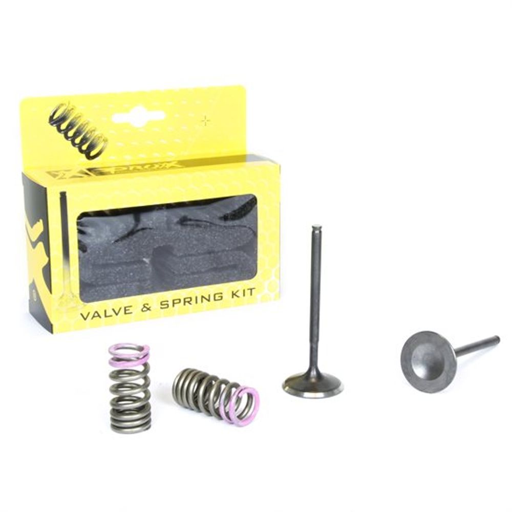 Prox Steel Intake Valve/spring Kit Crf250r `04-07 + Crf250x - Grafite Offroad