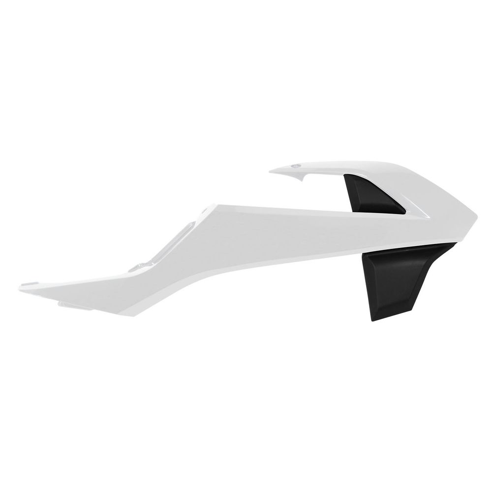 Radiator Scoops White-black Replica Ktm Gas Gas 65 - Grafite Offroad