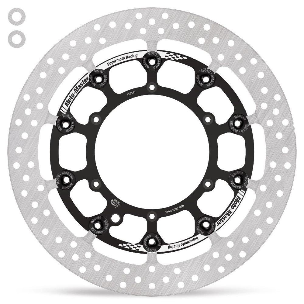 Brake Disc Supermoto Halo Racing - Front - Ktm, Hva Fs450 + Spacer (t-floater Halo Ø320x5.5x34mm) - Grafite Offroad