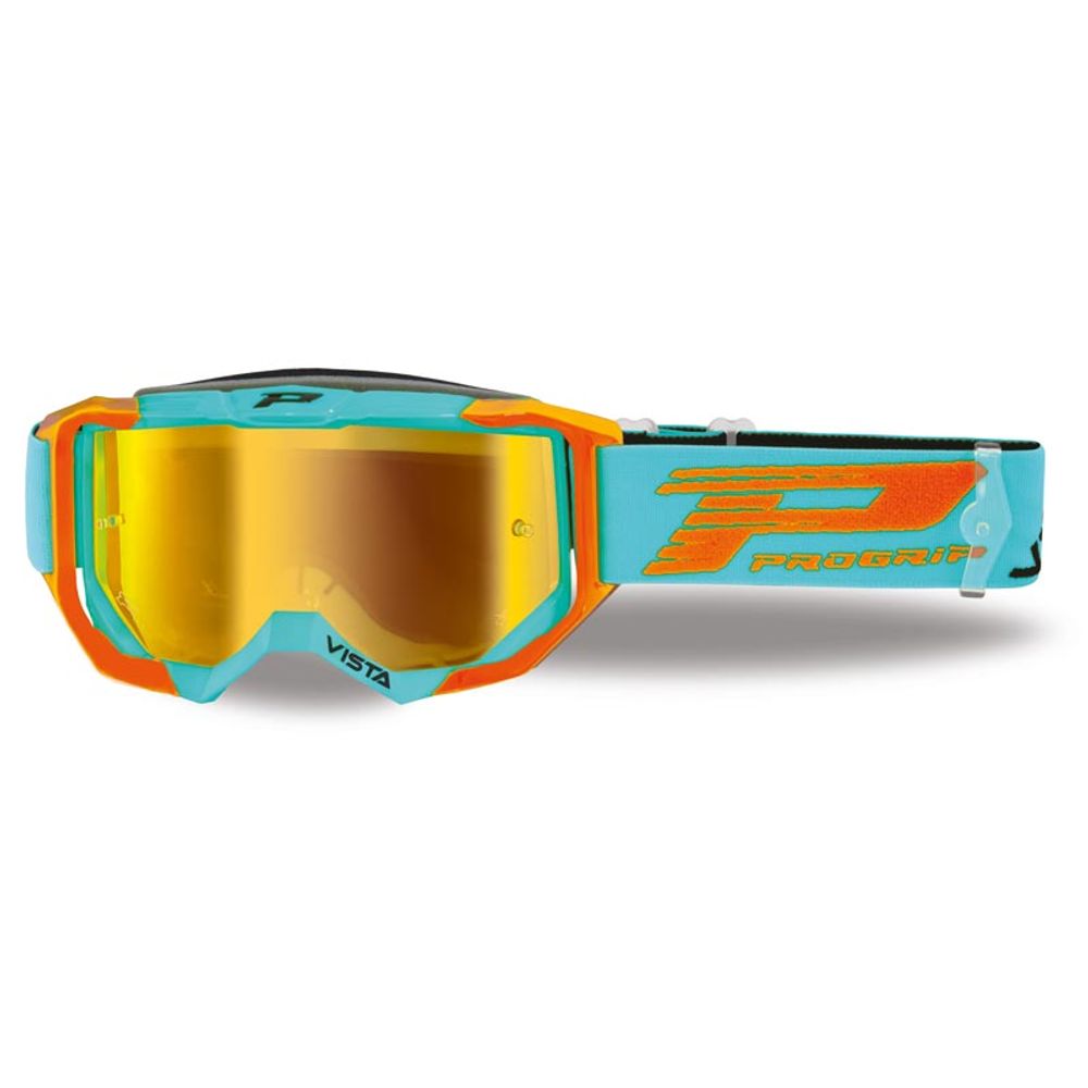 Progrip 3303 Gafas Vista - Lente Multicapa Espejada - Biliardo verde/naranja - Lente Naranja