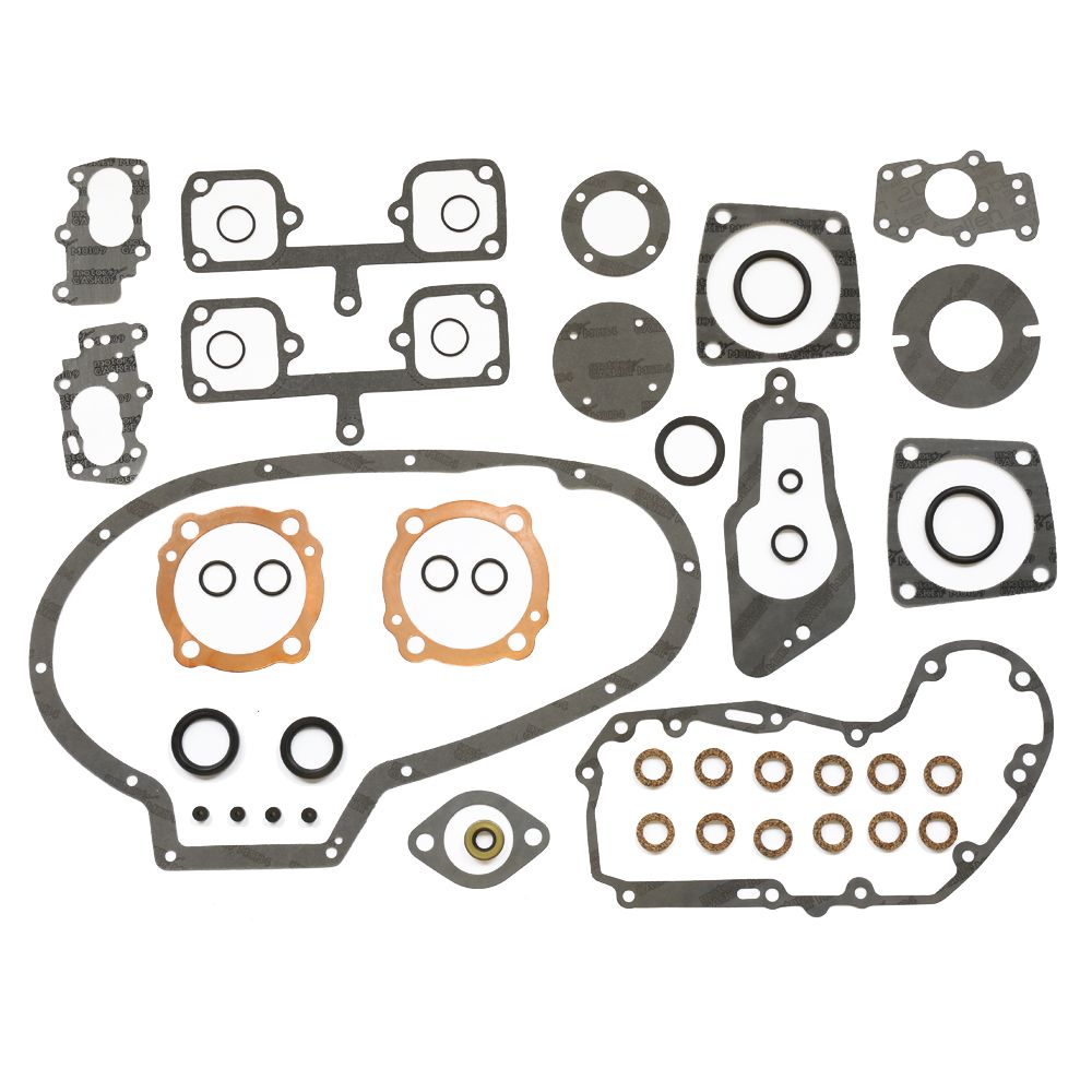 Complete Gasket Kit (oil seals included) Ironhead XL1000 72-E73 - Grafite Offroad