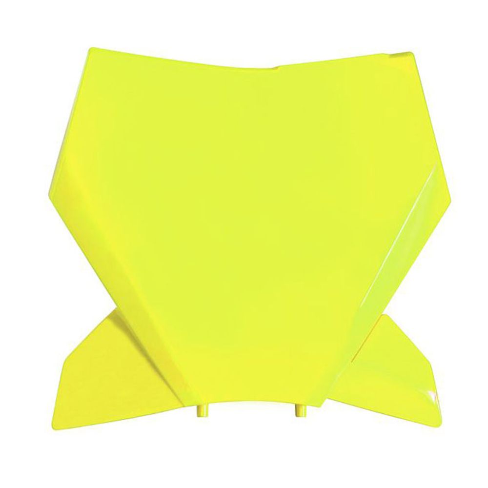 Front Number Plate Neon Yellow Replica Ktm - Grafite Offroad