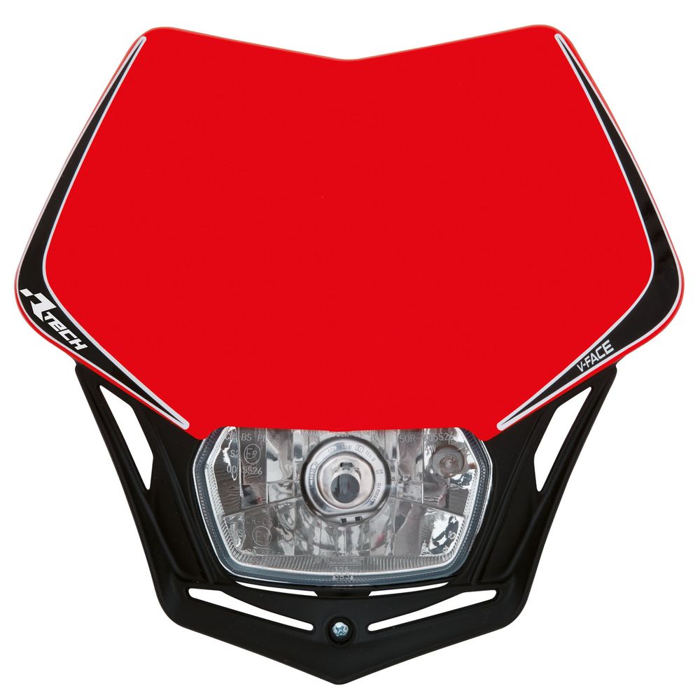 V-face Headlight Red-black Universal - Grafite Offroad