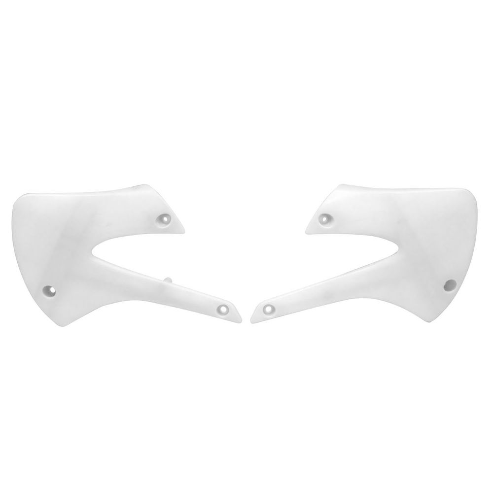 Radiator Scoops White Replica Kawasaki - Grafite Offroad