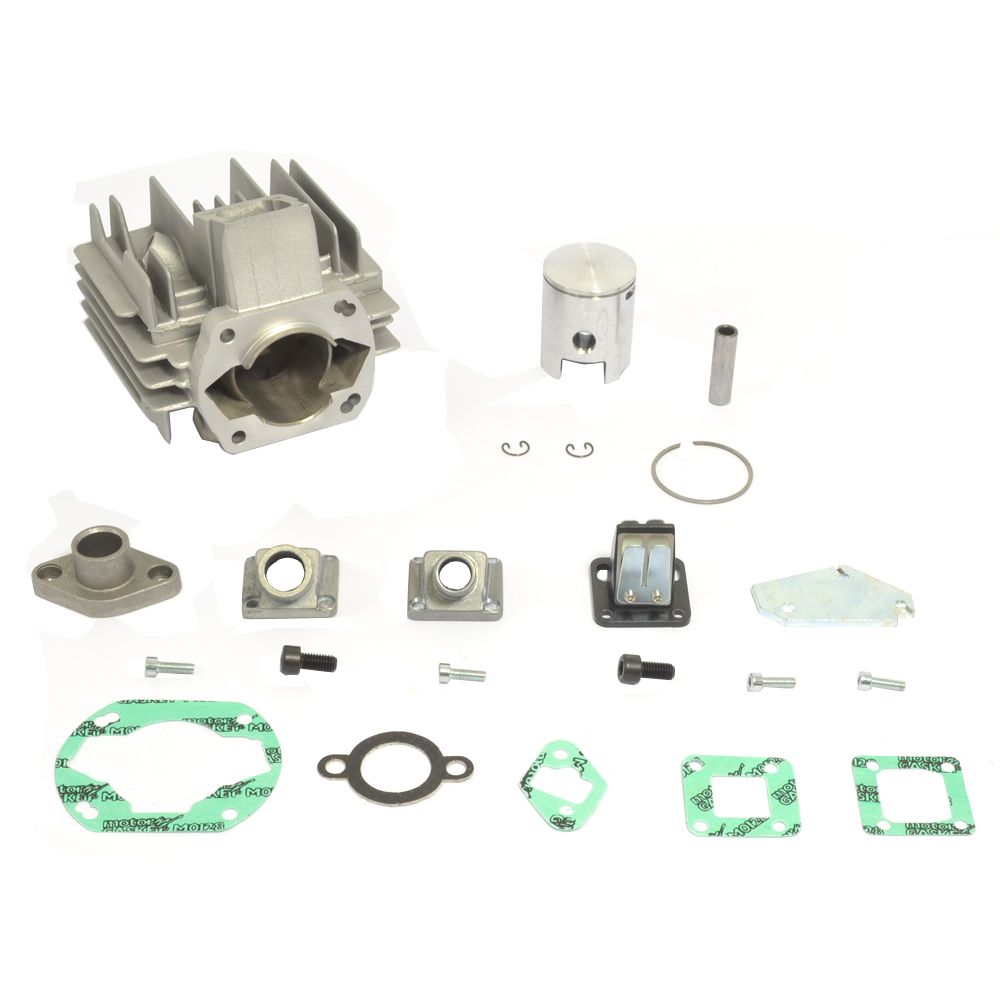 Big Bore Cylinder Kit Ø 48 mm, 80 cc, Power Red Valve, Mainfolds - Grafite Offroad