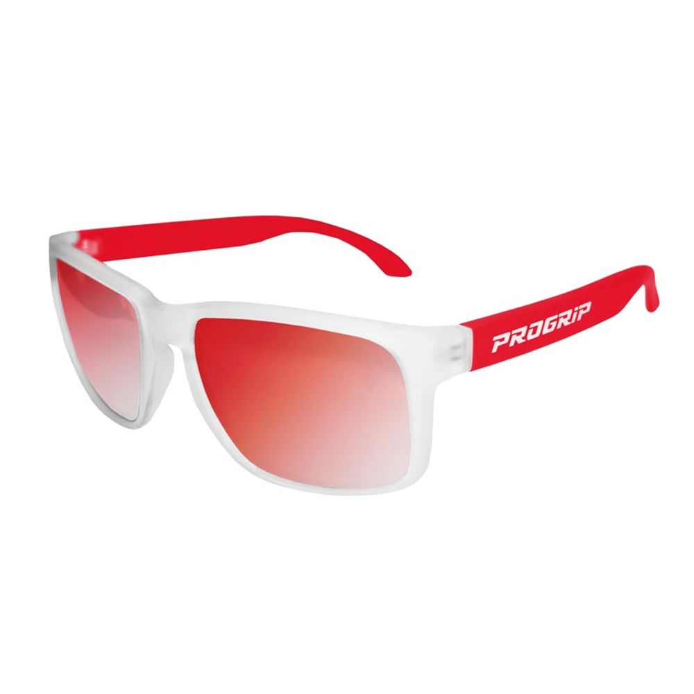 Gafas de sol Progrip 3605 blanco/rojo transparentes - Lente multicapa Rossa