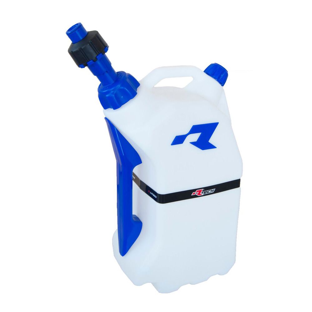 Rtech Gas Can Lt 15 with Quick Fill System Clear/blue - Grafite Offroad