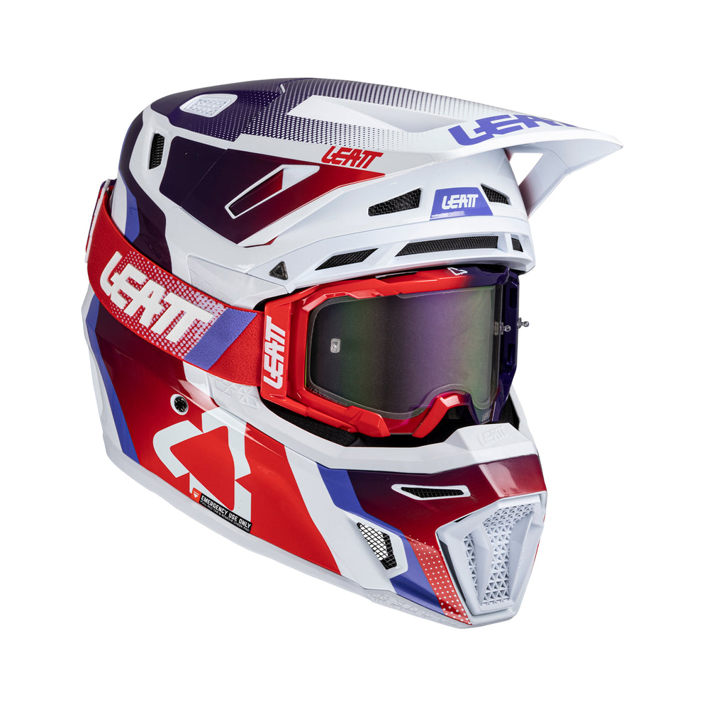 8.5 Composite motocross helmet with goggle included - Grafite Offroad