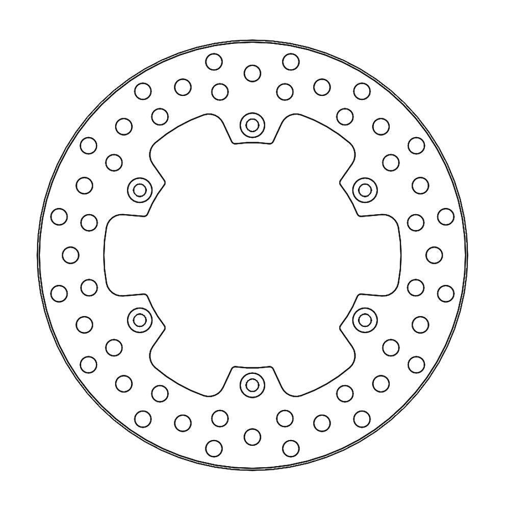 Brake Disc Off-road Vintage - Rear - Yamaha: Yz125 (1988-1991), Yz250 (1988-1997) - Grafite Offroad