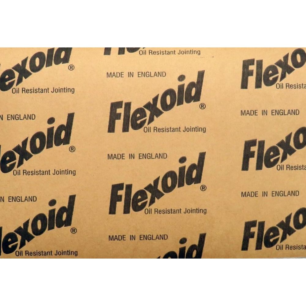 Sheets 500x500 mm of raw material FLEXOID for gaskets, th. 0,2 mm - Grafite Offroad