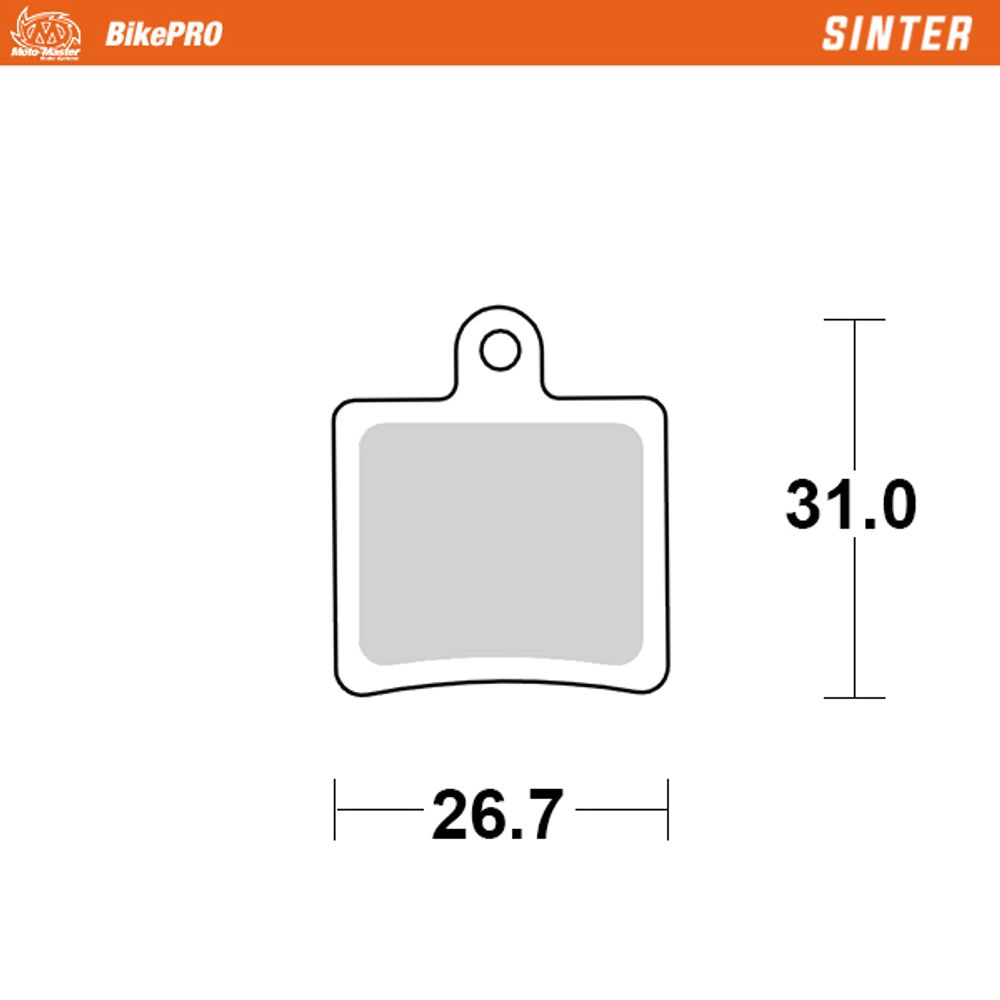 Brake Pads Bicycle Sinter: Hope Mini - Grafite Offroad