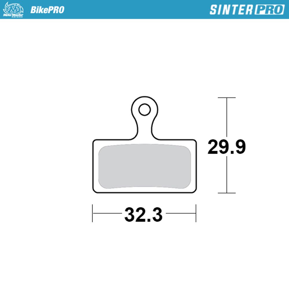 Brake Pads Bicycle Sinter Pro: Shimano G Type - Grafite Offroad