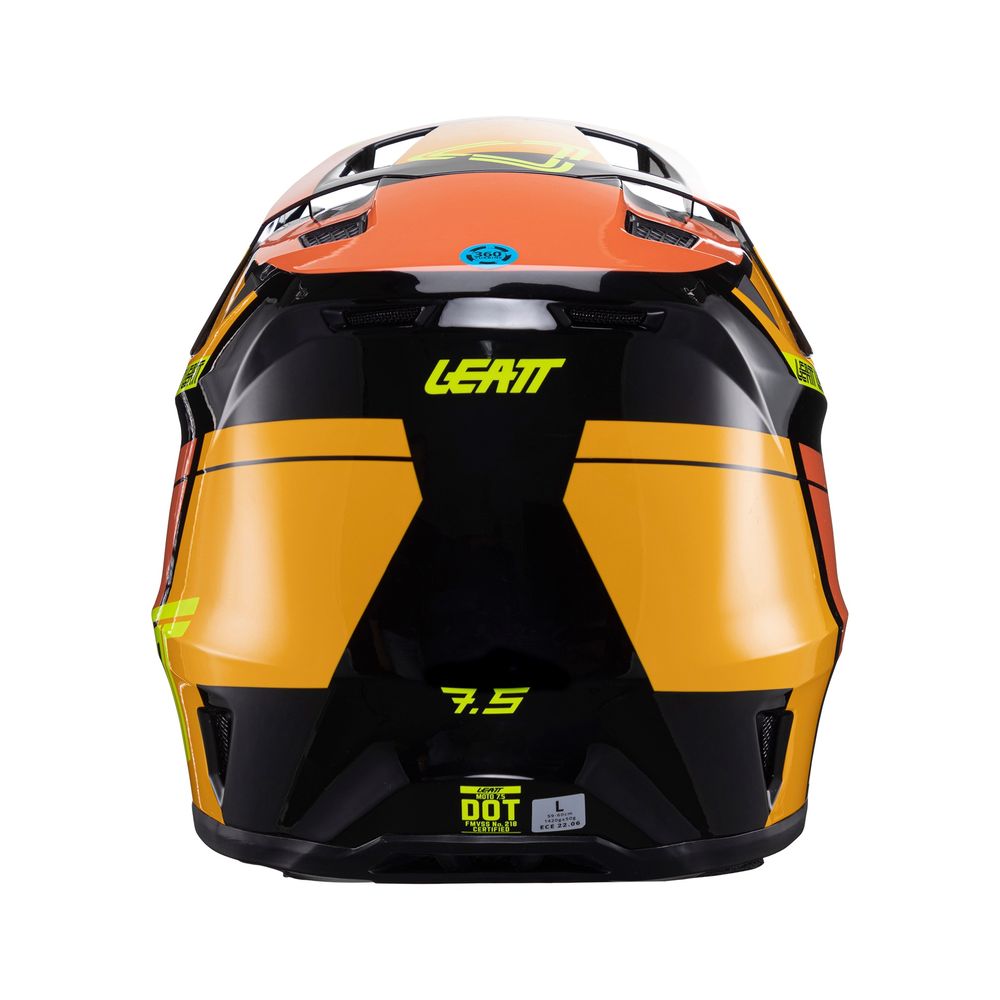 Casco de moto 7.5 con tecnología de turbina 360° y gafas de moto incluidas