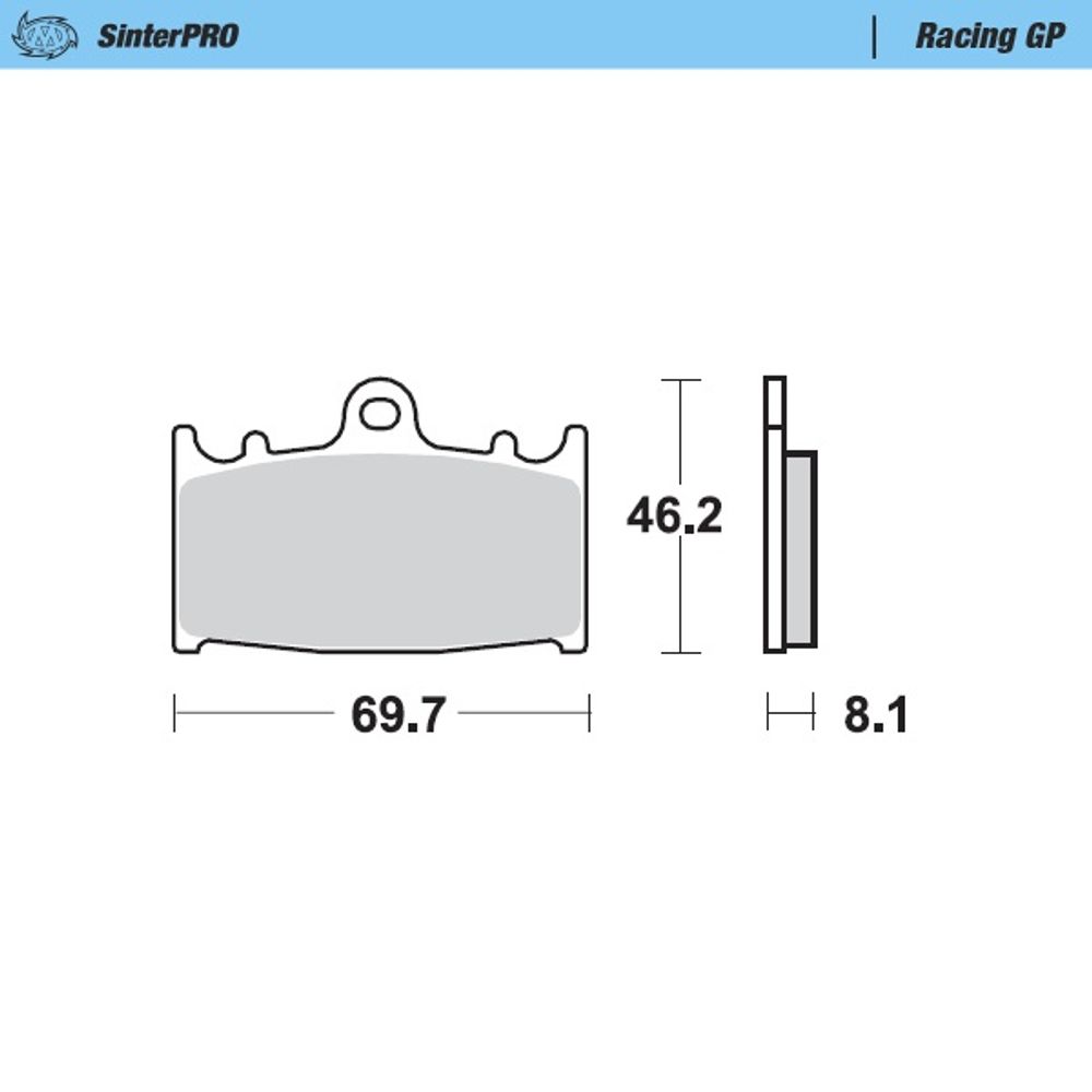 Brake Pads Racing Gp - Front - Grafite Offroad