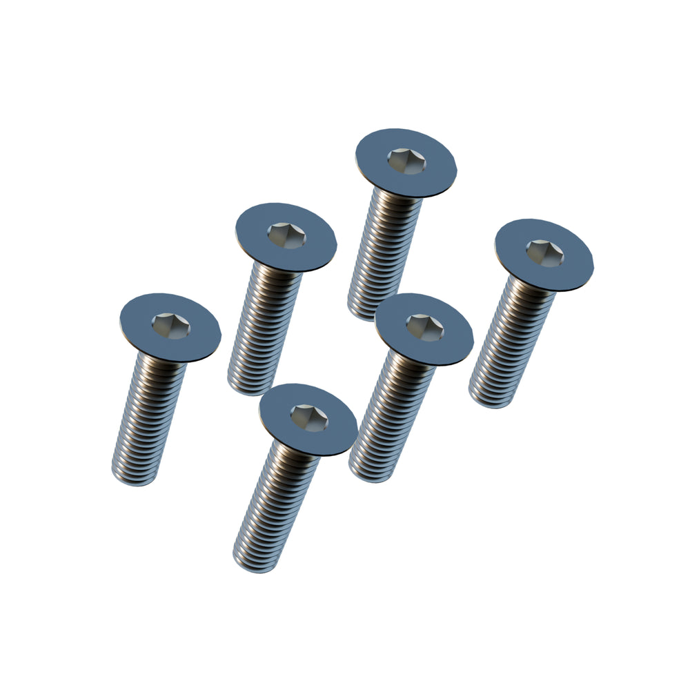Kit Viti Titanio per Attacchi Manubrio Gravity - Set da 6 Pz, Ultralight per Mtb Leatt