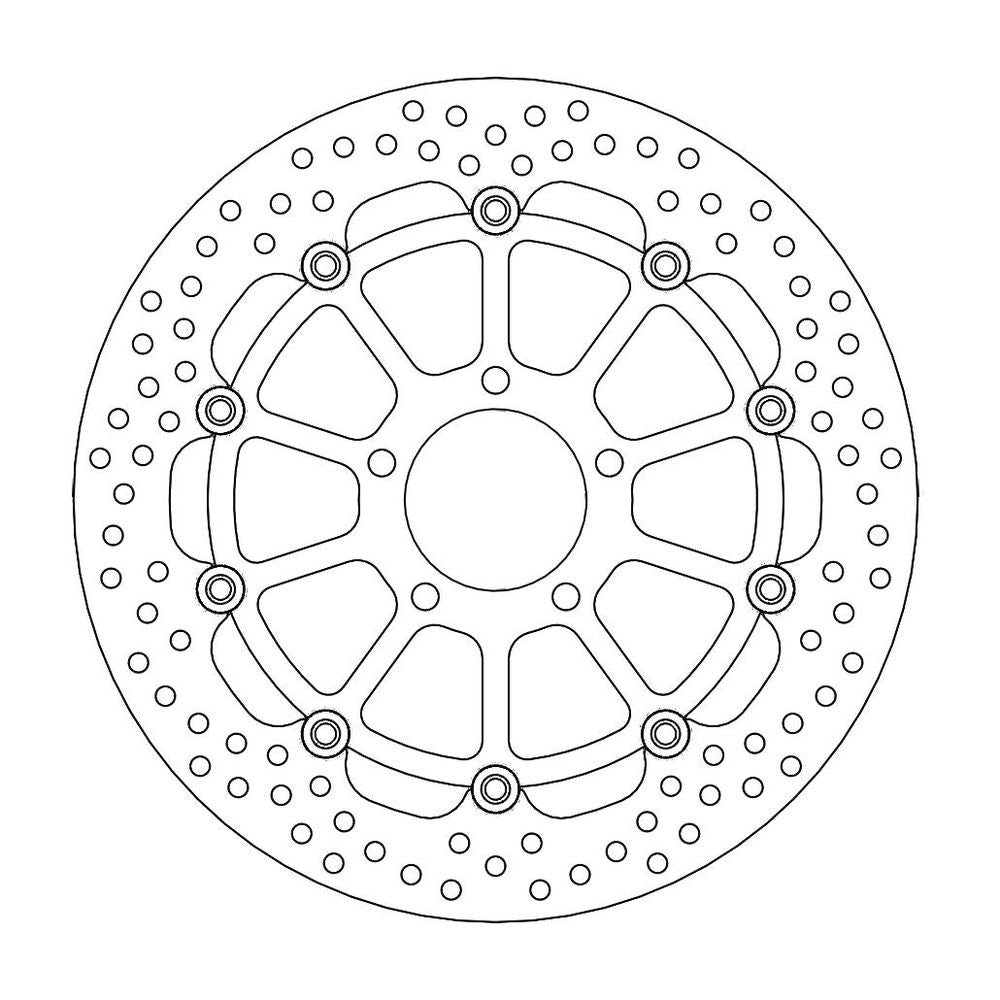 Brake Disc Road Halo - Floating - Front - Suzuki: Gsx-r600/750/1000/1300, Tl1000r/s - Grafite Offroad