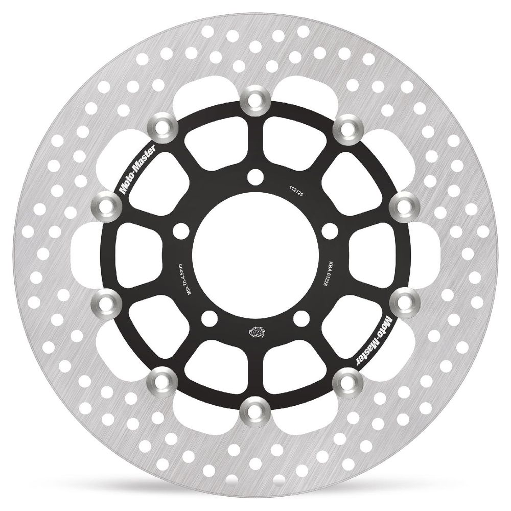 Brake Disc Road Halo - Floating - Front - Kawasaki: Zx-10r Ninja/abs, Gtr1400/abs, Zzr1400/abs - Grafite Offroad