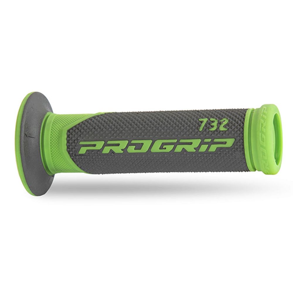 Grips Progrip 788 Mm 22/25 - Double Density - Fluo Green/titanium - Closed End