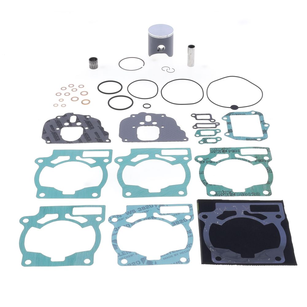 Top End Piston Kit: Cast 2-Stroke Piston Ø 54 mm + Top End Gasket Kit - Grafite Offroad
