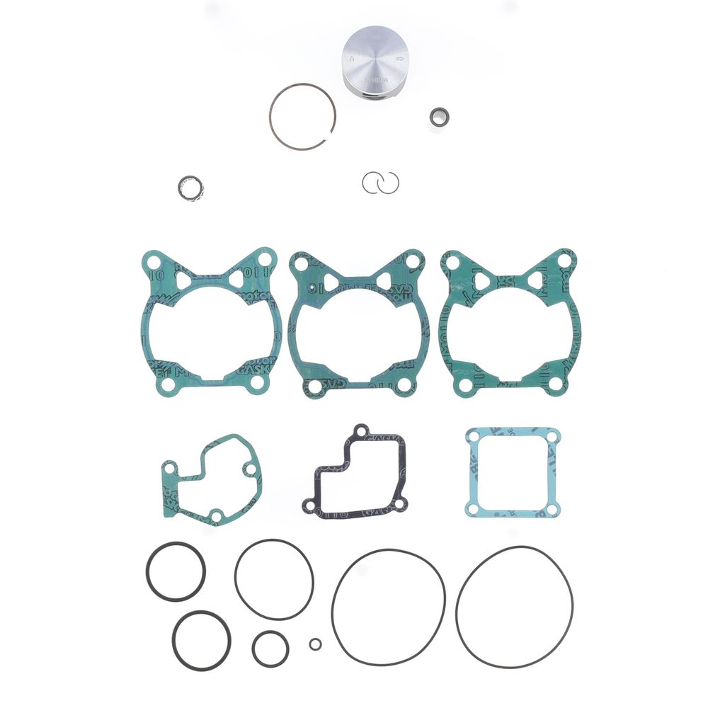 Top End Piston Kit: Cast 2-Stroke Piston Ø 47 mm + Top End Gasket Kit - Grafite Offroad