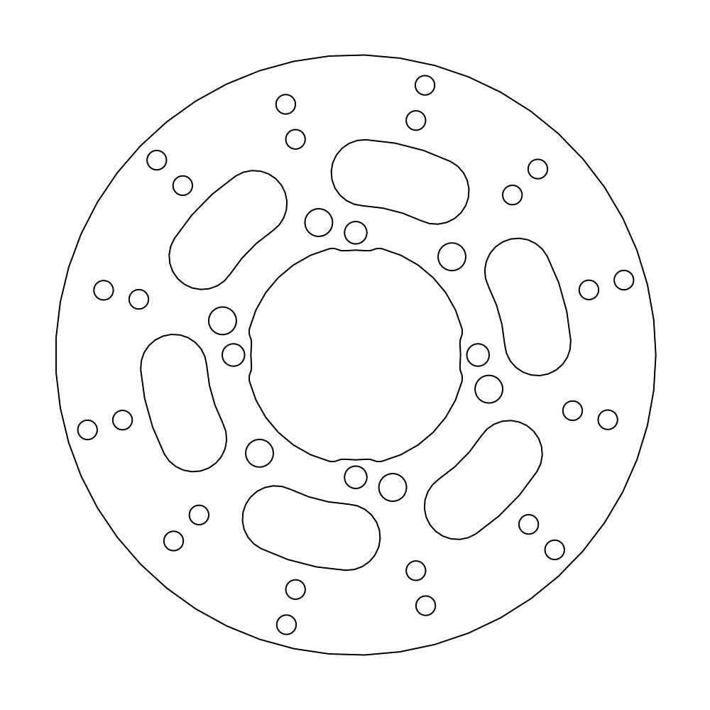 Brake Disc Atv Halo - Front - Polaris - Grafite Offroad