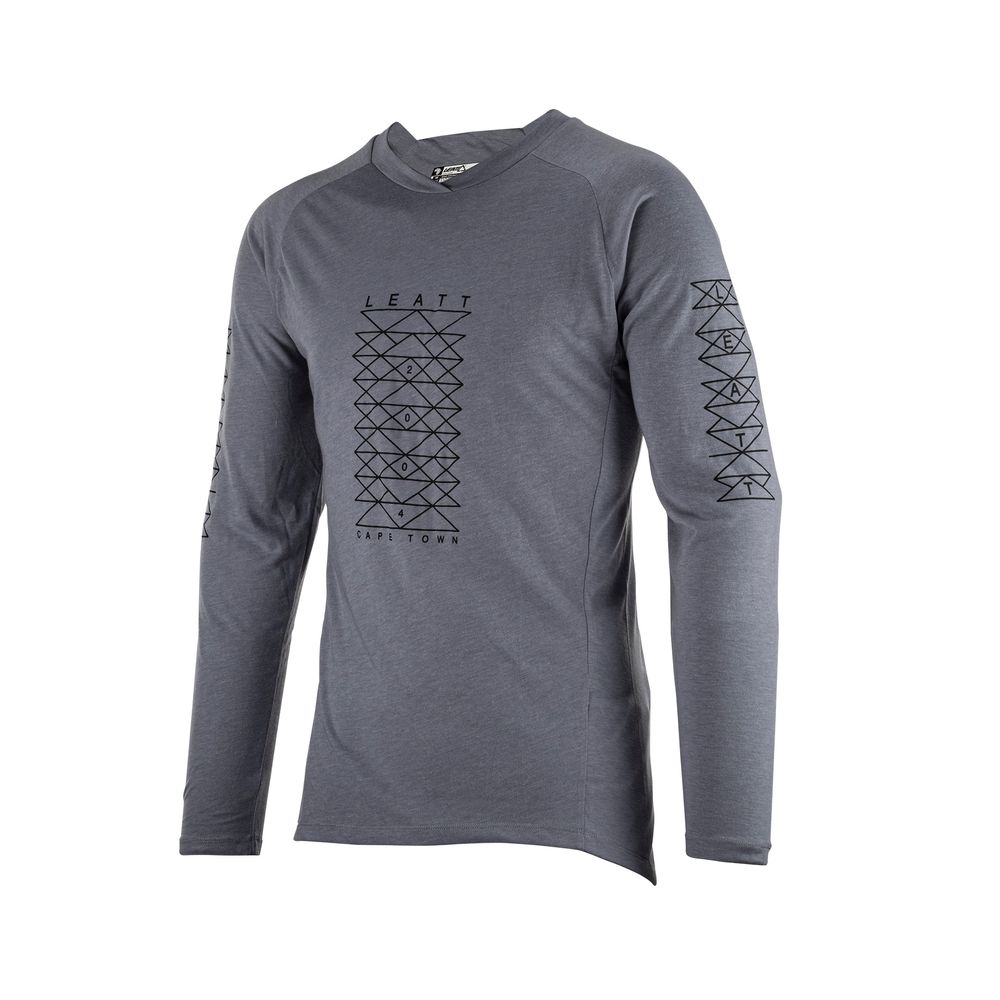 MTB Jersey Gravity 2.0 with long sleeve and comfortable - Grafite Offroad