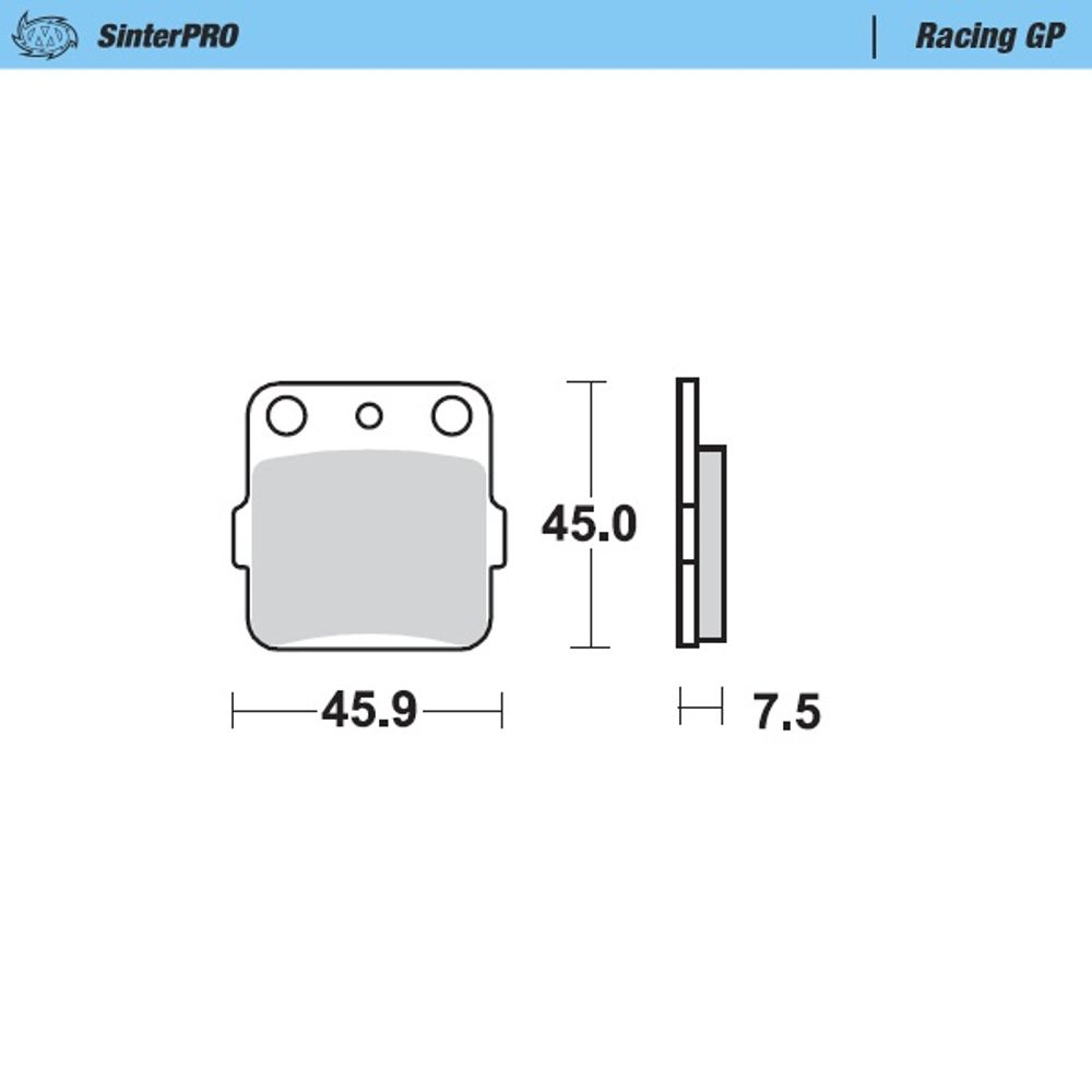 Brake Pads Racing Gp - Front and Rear - Grafite Offroad