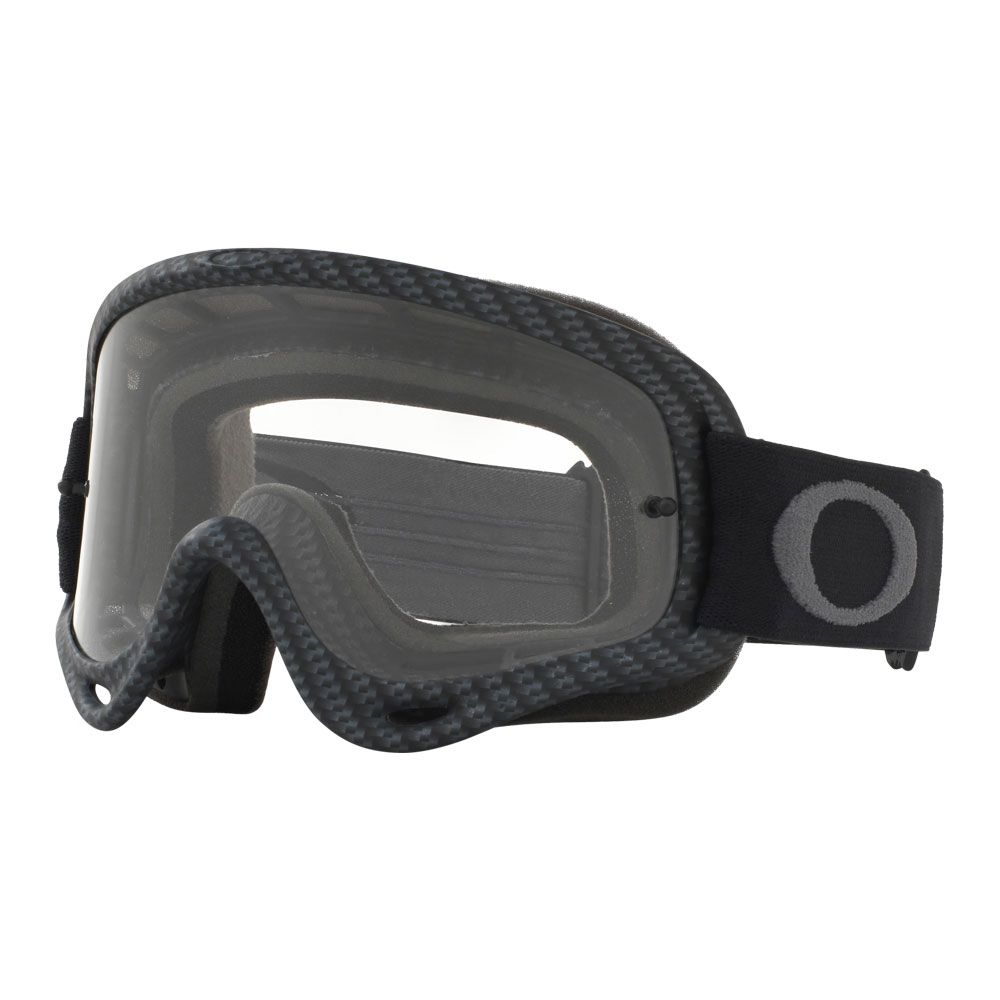 Maschera O-FRAME, Fascia Carbonio, Lente Trasparente