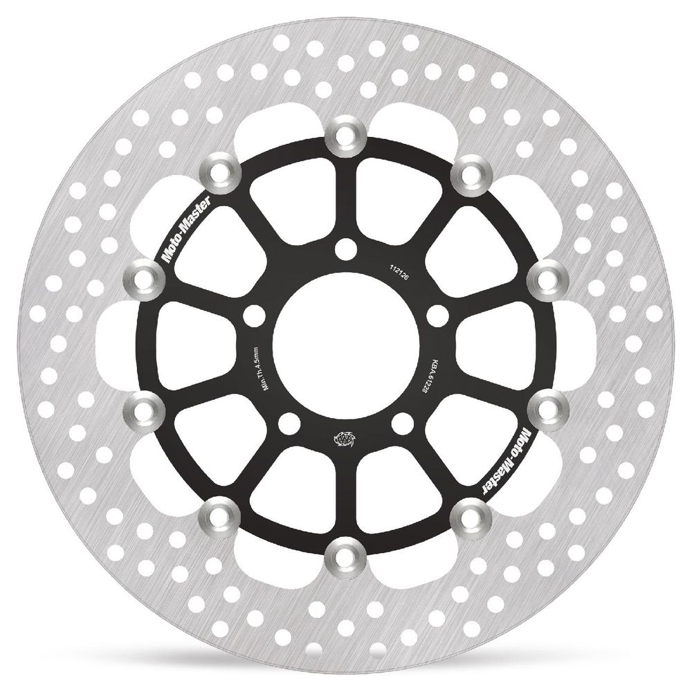 Brake Disc Road Halo - Floating - Front - Suzuki: Dl 650-1000 V-strom, Sv 1000, Kawasaki Klv 1000 - Grafite Offroad