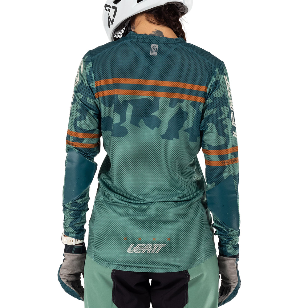 Maillot MTB Gravity 4.0 de manga larga y codo reforzado para mujer