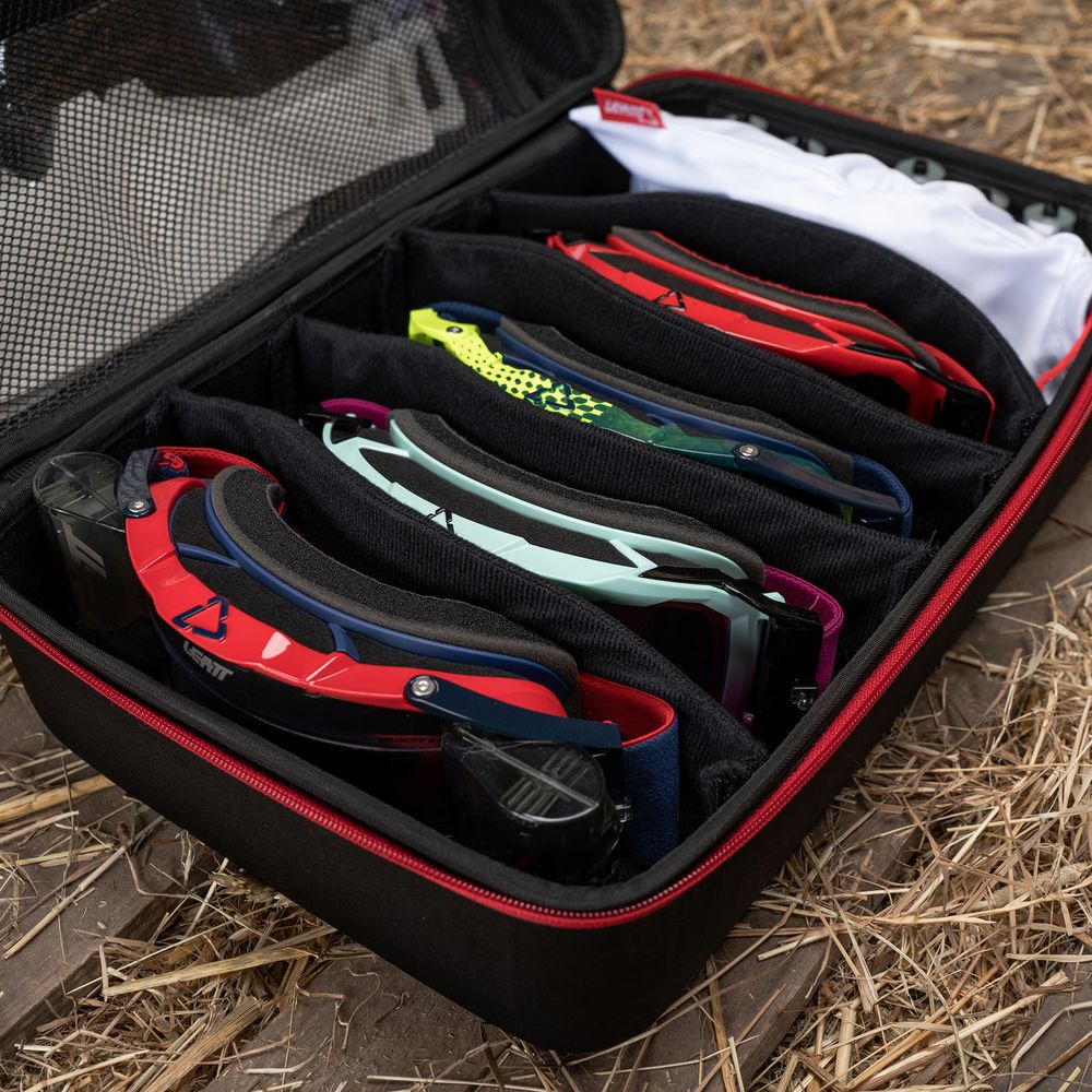 Custa portamaschere bici e moto Goggle Case Velocity Leatt