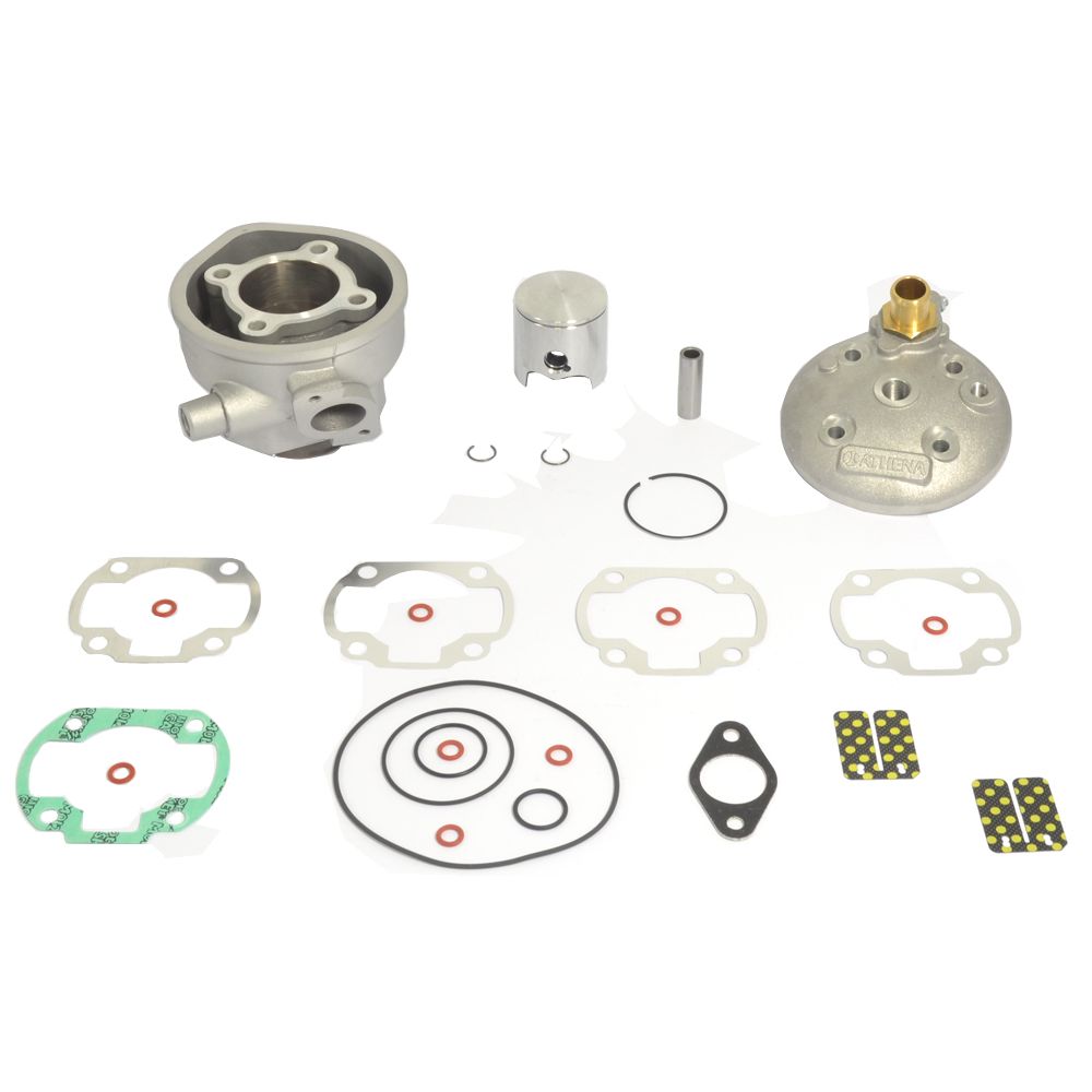 Big Bore Cylinder Kit With Head Long Stroke Ø 47,6 mm, 80 cc, Pin Ø 12 mm - Grafite Offroad